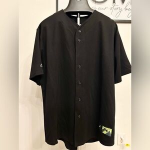 Majestic Blank Baseball Jersey Size XL MLB Solid Black Custom Limited Edition